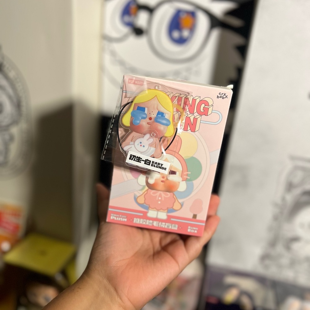 Pop Mart CryBaby Crying Again Baby Blond (Super Secret 1/144)